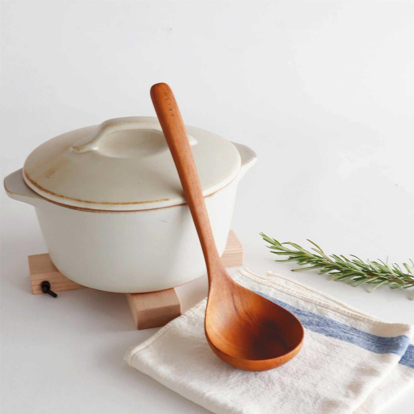 Natural Wooden Ladle