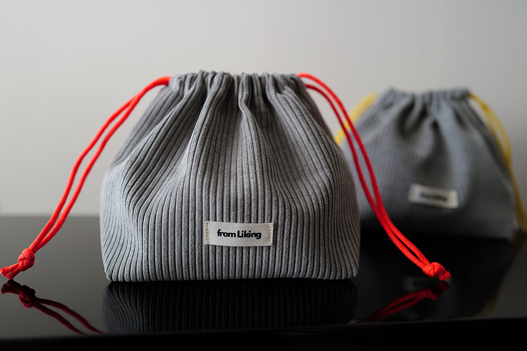 Corduroy Drawstring Pouch