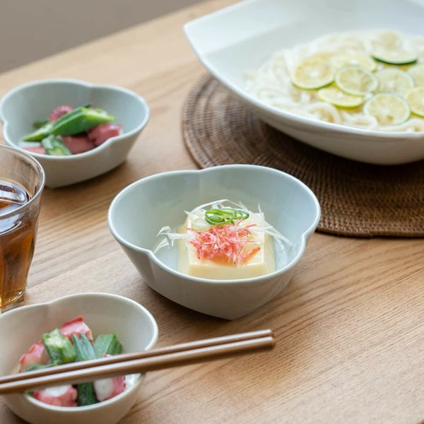 Asumi Flower-shaped bowl - mino ware